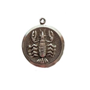 Sterling Silver Cancer Zodiac Charm